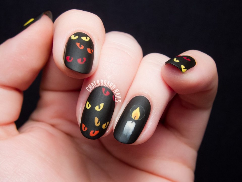 Маникюр глаз кошки