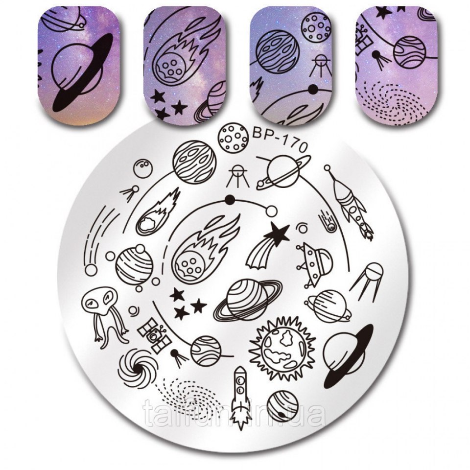 Born pretty, пластина для стемпинга natural World - №BP-l003