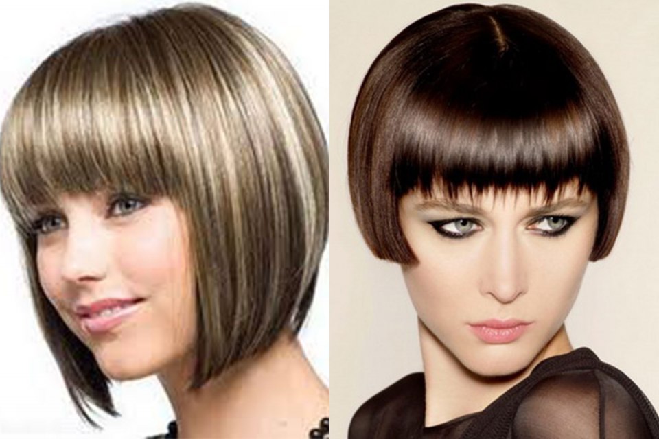 Стрижка Боб градуированный с челкой