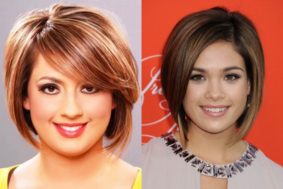 Каре удлиненное с челкой укладка звезд