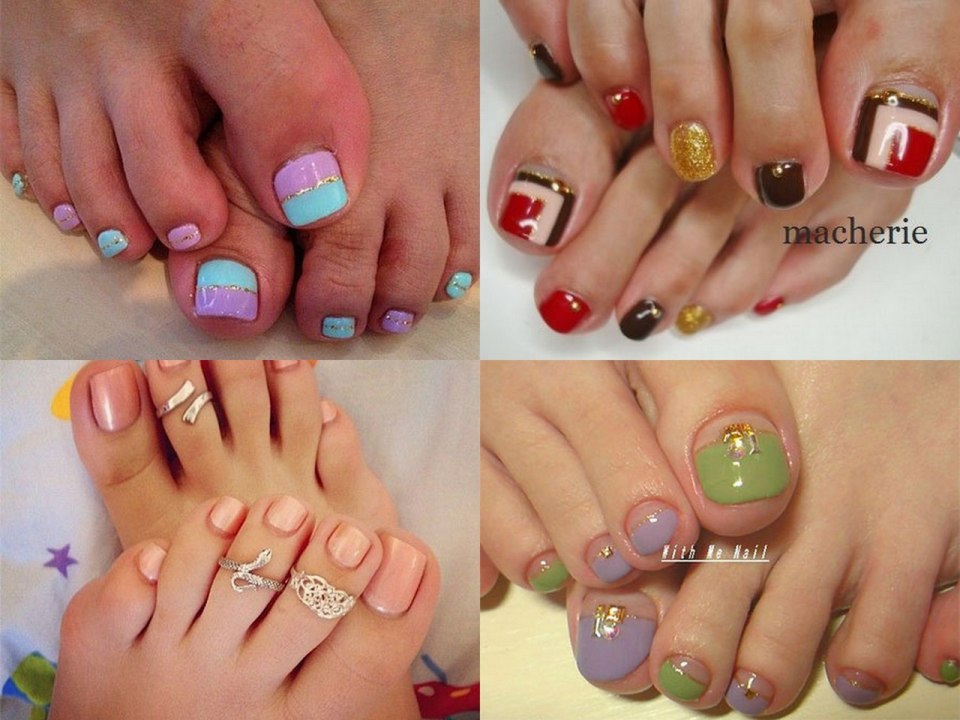 Дизайн педикюра 2021 летний простой