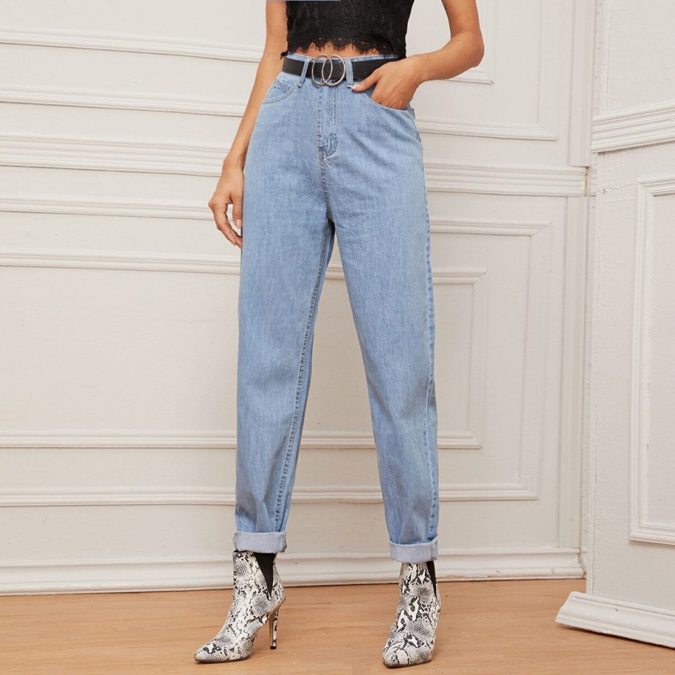 Джинсы Pull and Bear Slim mom