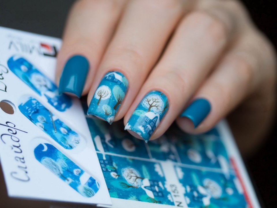 Наклейки для дизайна ногтей