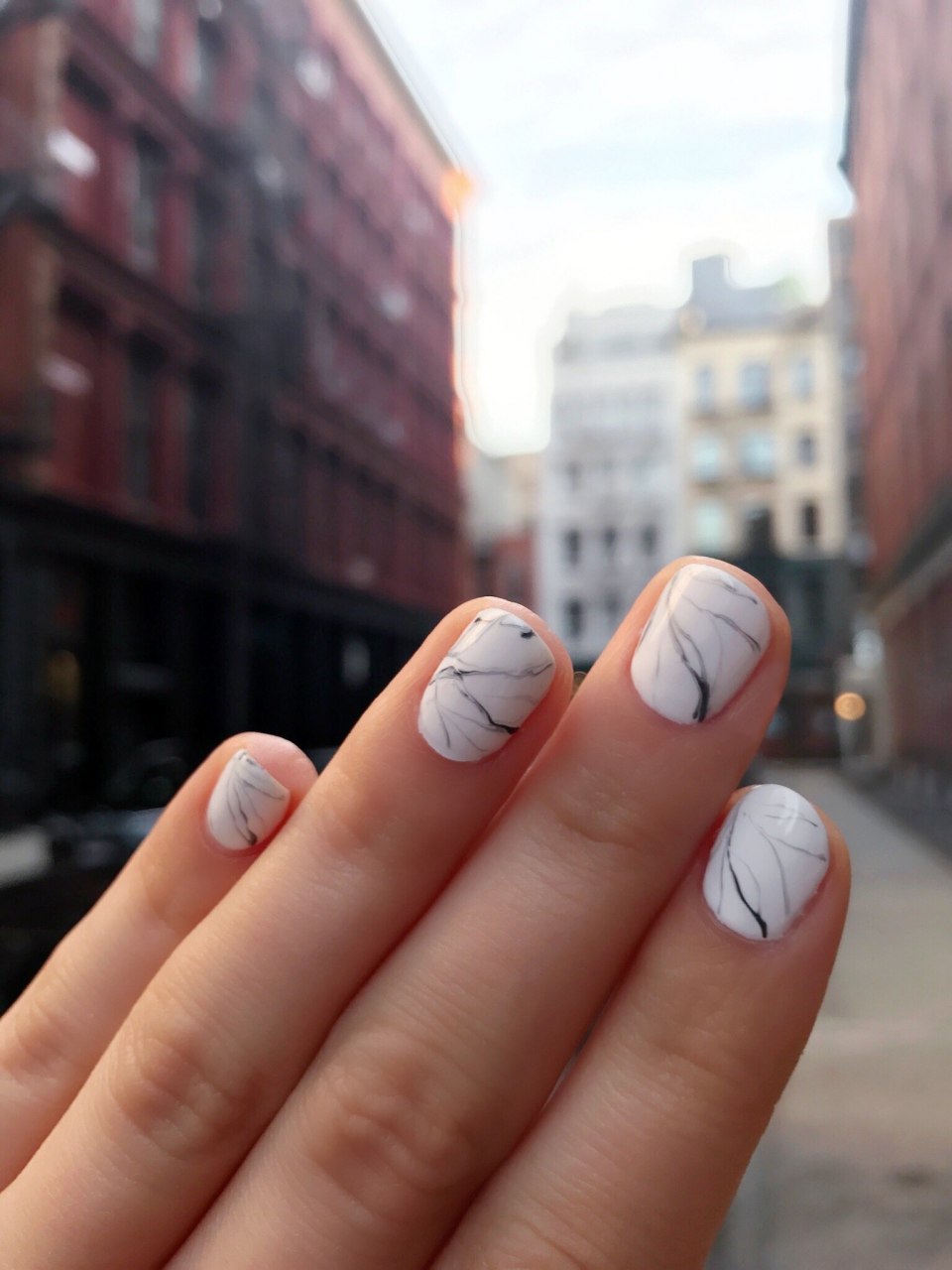 Маникюр 2018 геометрия на длинные ногти