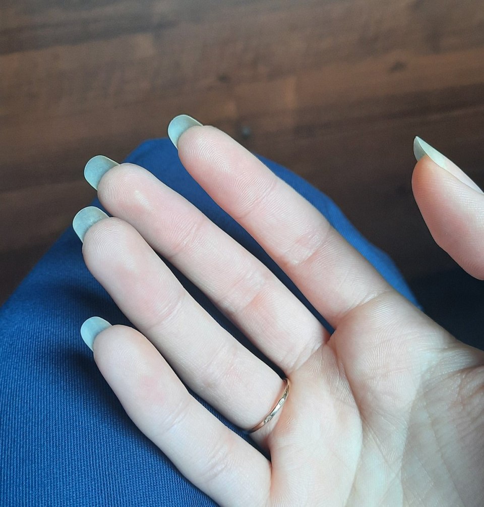 длинные ногти без маникюра фото