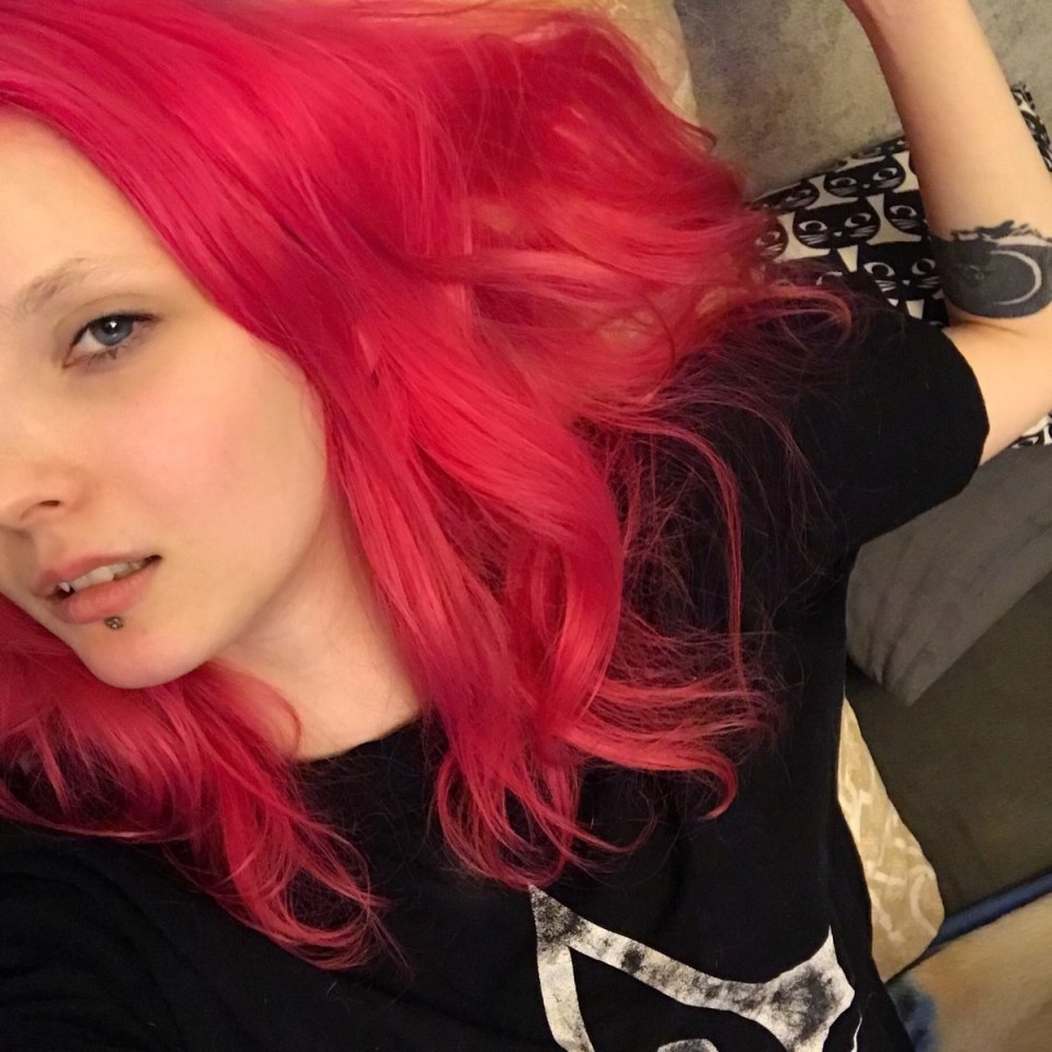 Омбре Rose Gold
