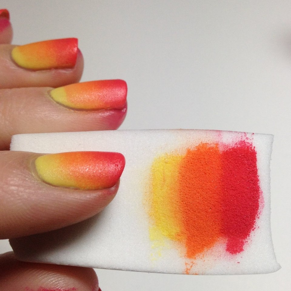 Шеллак градиент омбре