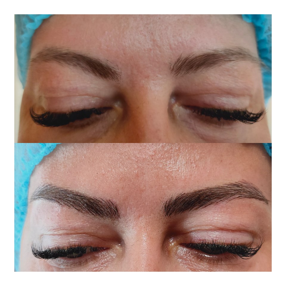 Микроблейдинг бровей что это пудровое напыление