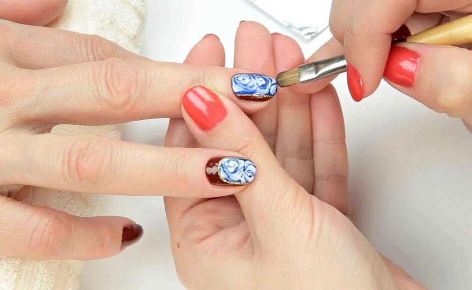 Техника маникюра гель лаком