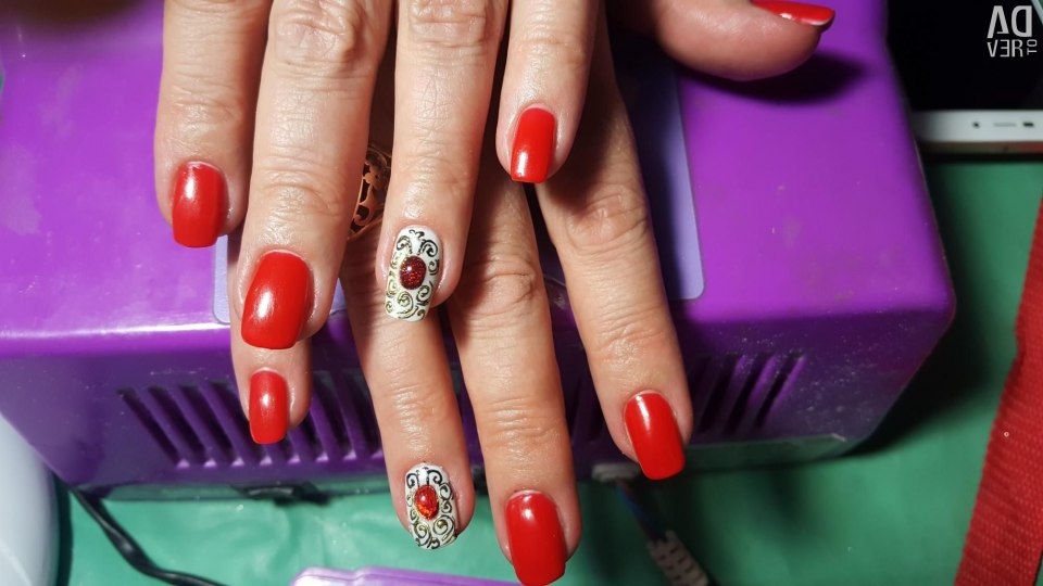 Маникюр на мизинце