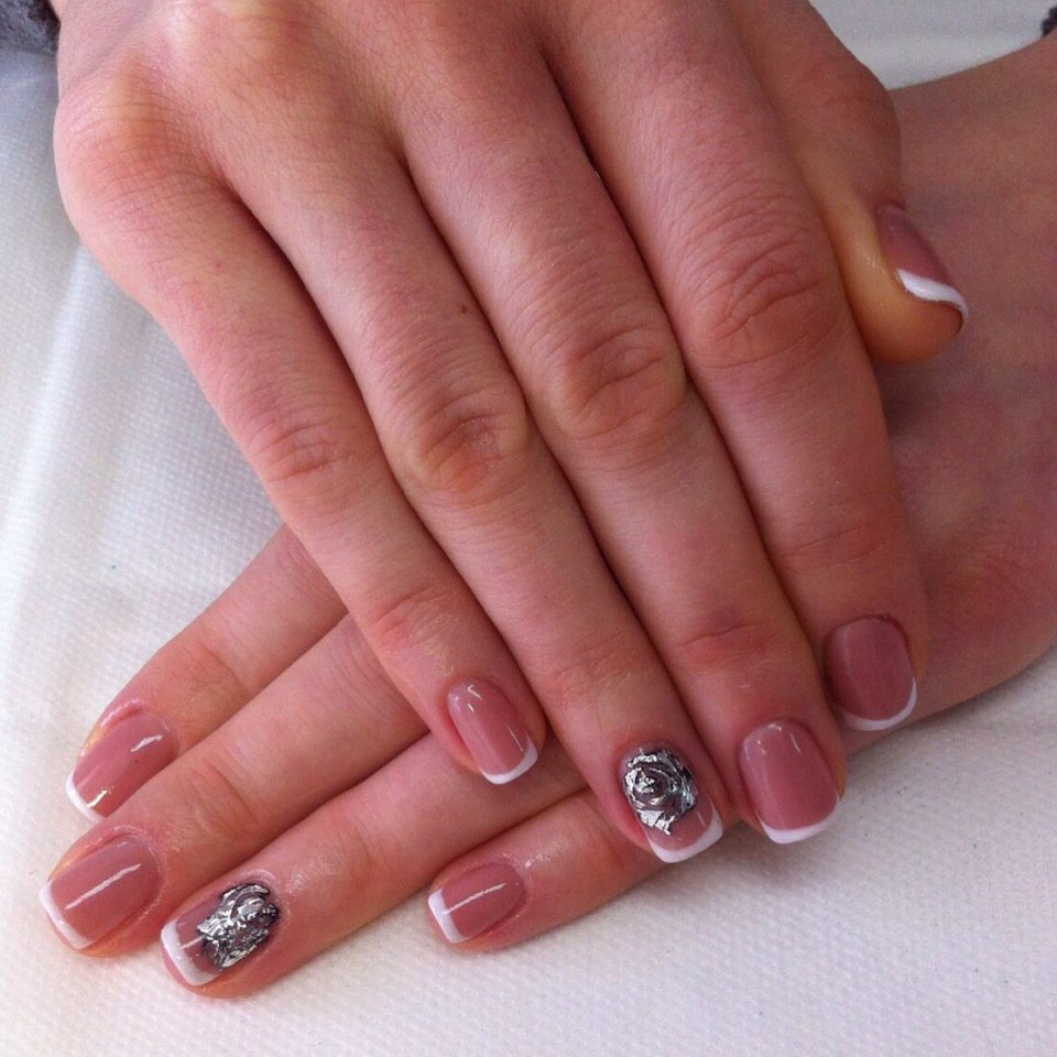 Шеллак синий с белым