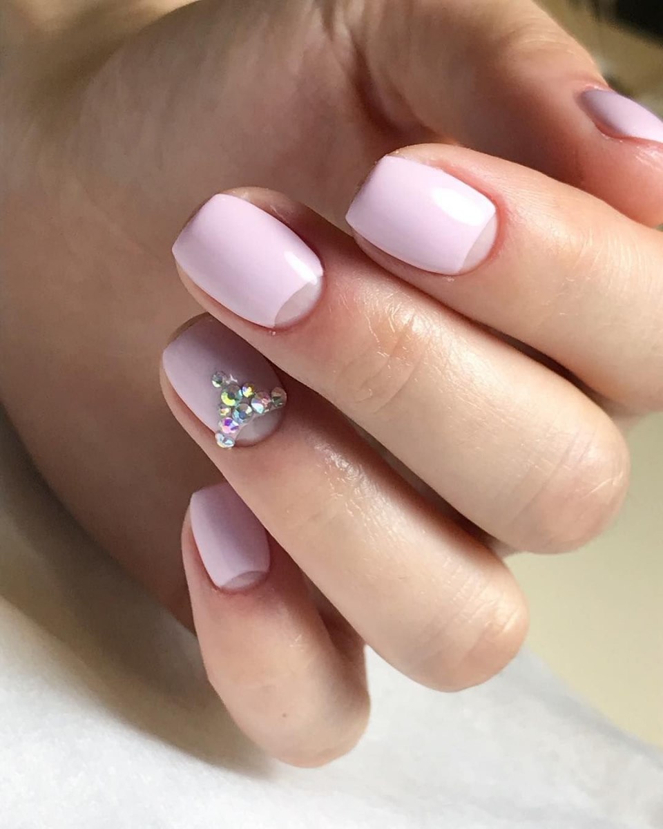 Красивый нежный маникюр