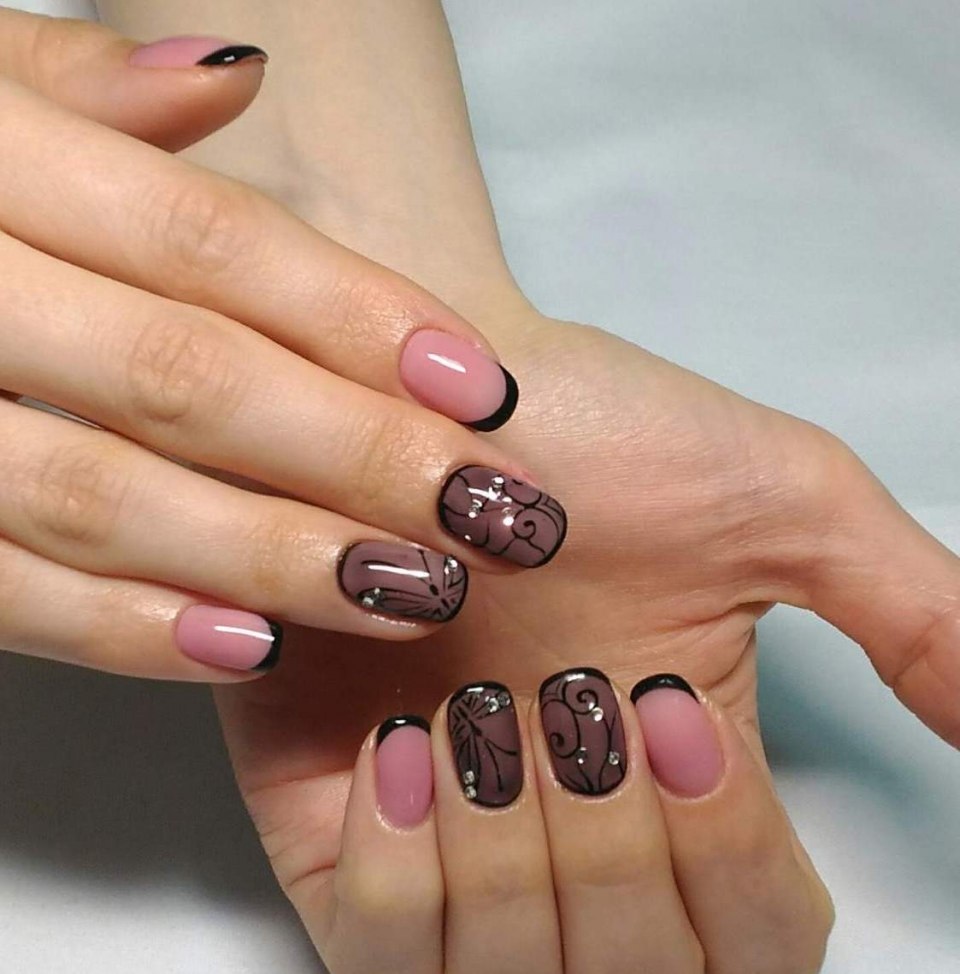 Краствыйманикюр на короткие ногти