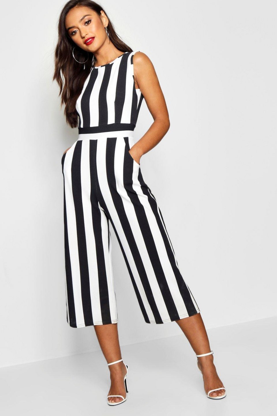 Комбинезон в полоску boohoo petite