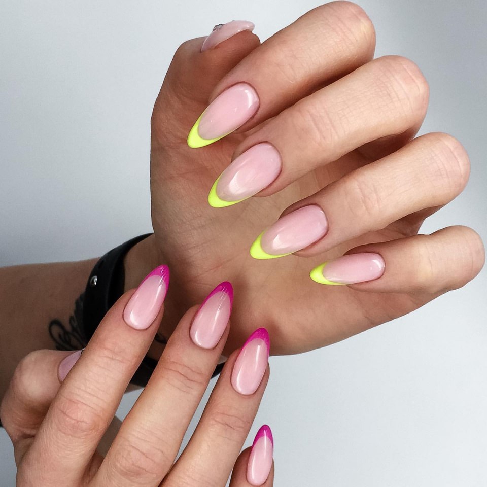 Летний маникюр 2021 френч