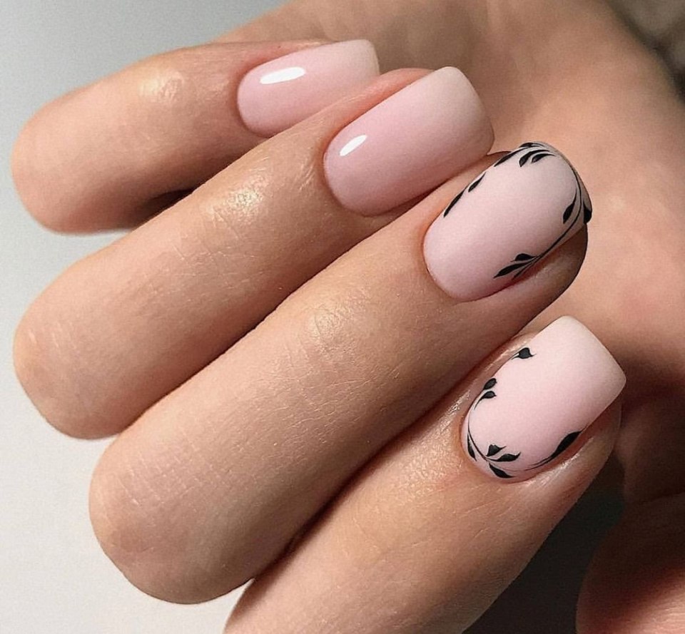 Маникюр днакорроткие ногти