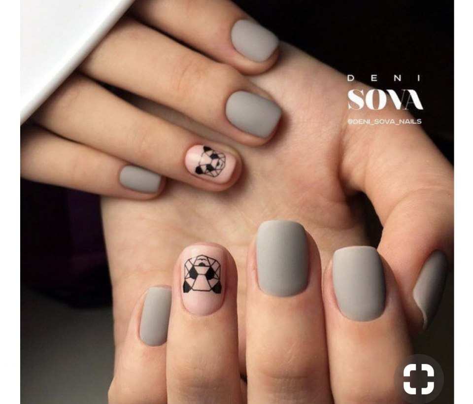 Маникюр на короткие ногти для подростков