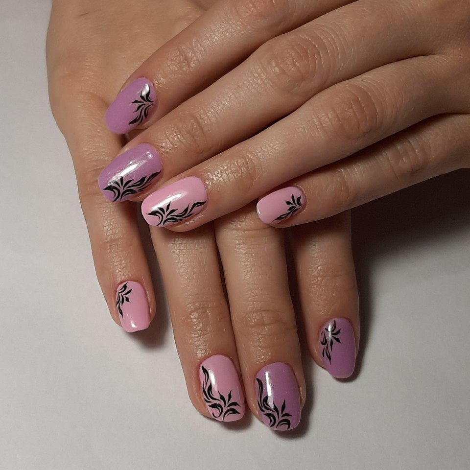 Красивые рисунки на короткие ногти