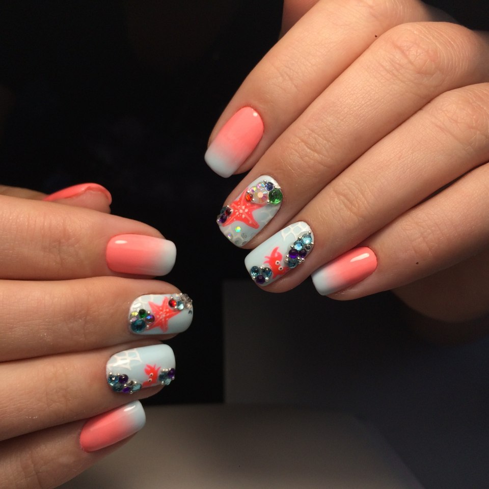 Классный летний маникюр 2021