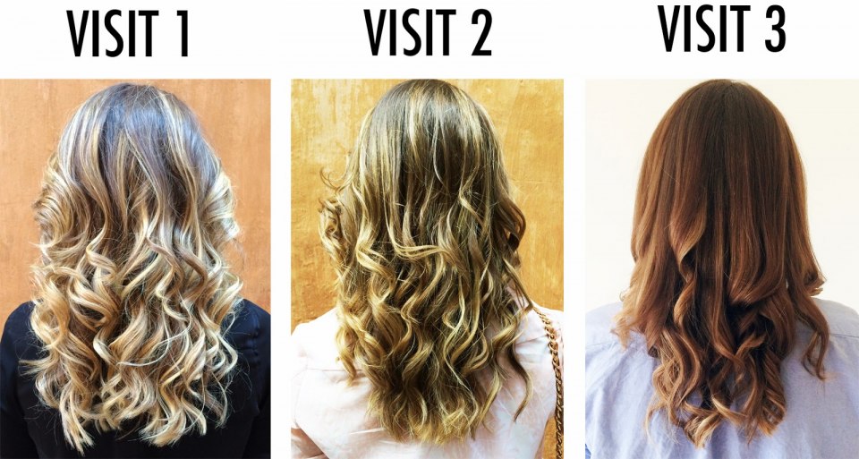 Балаяж омбре шатуш