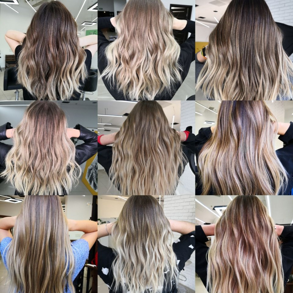 Балаяж и растяжка цвета разница