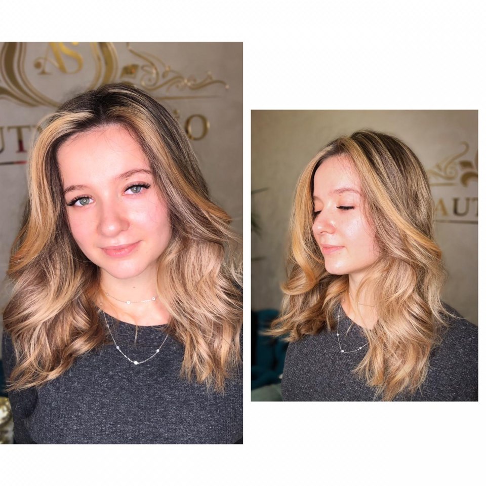 Эстель для волос балаяж