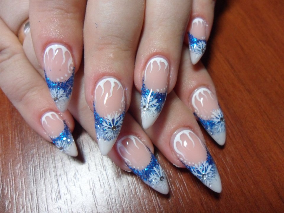 Рисуем френч гель лаком
