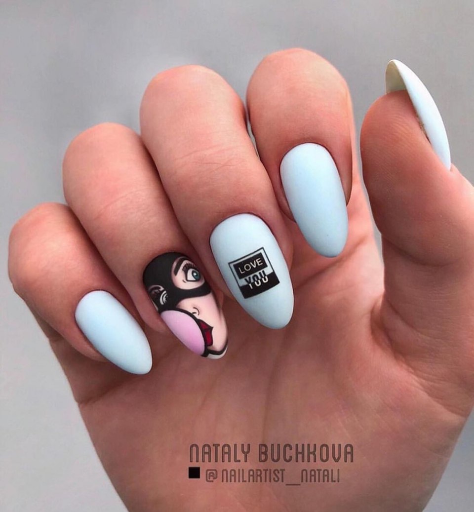 Мультяшный маникюр 2020