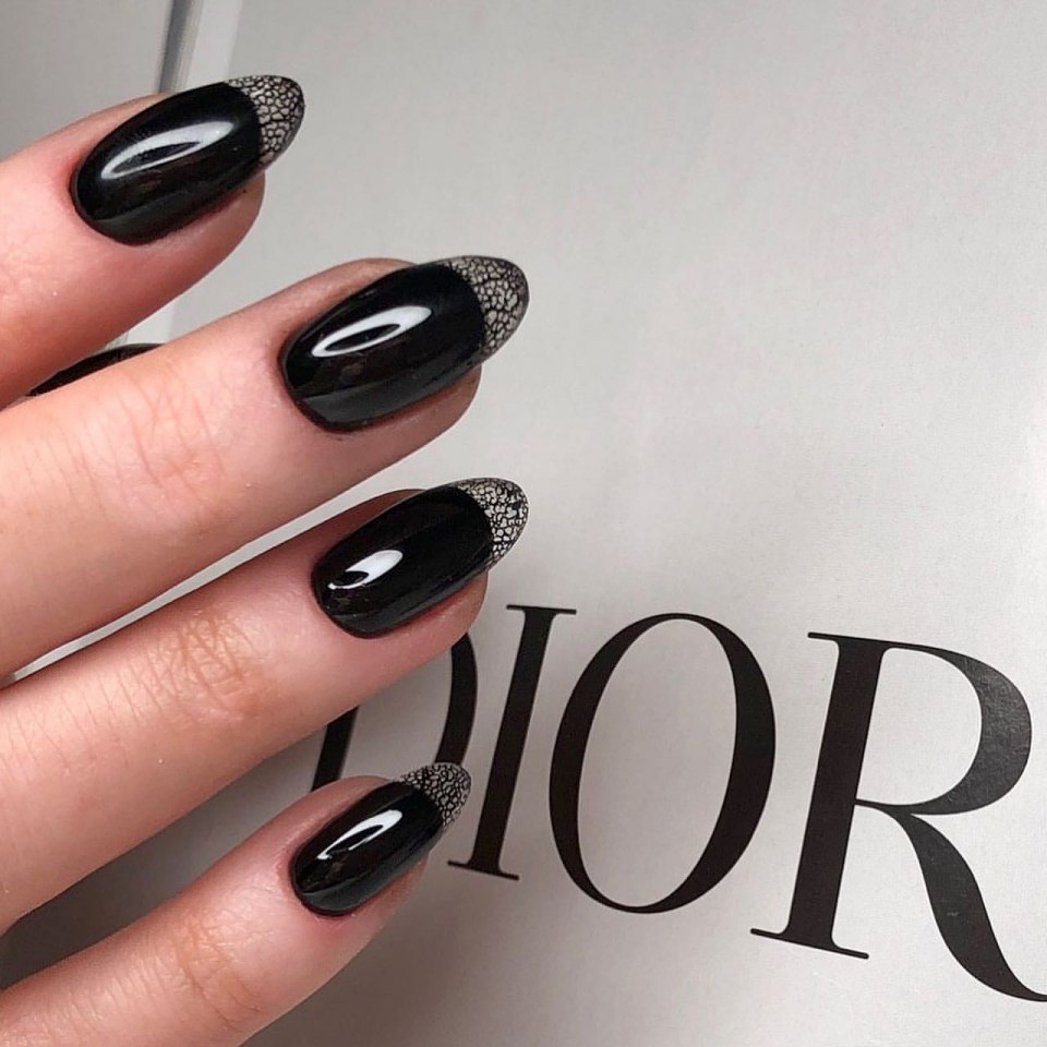 Ногти 2020 черные