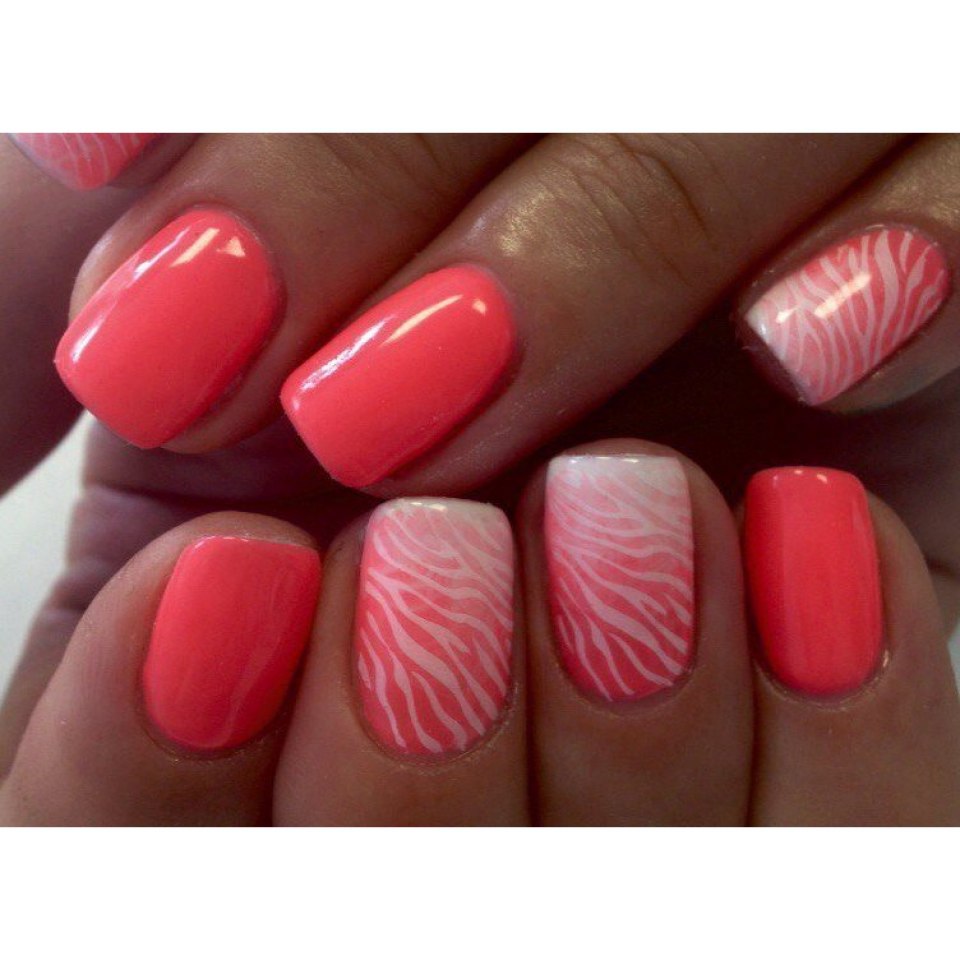 Маникюр омбре градиент