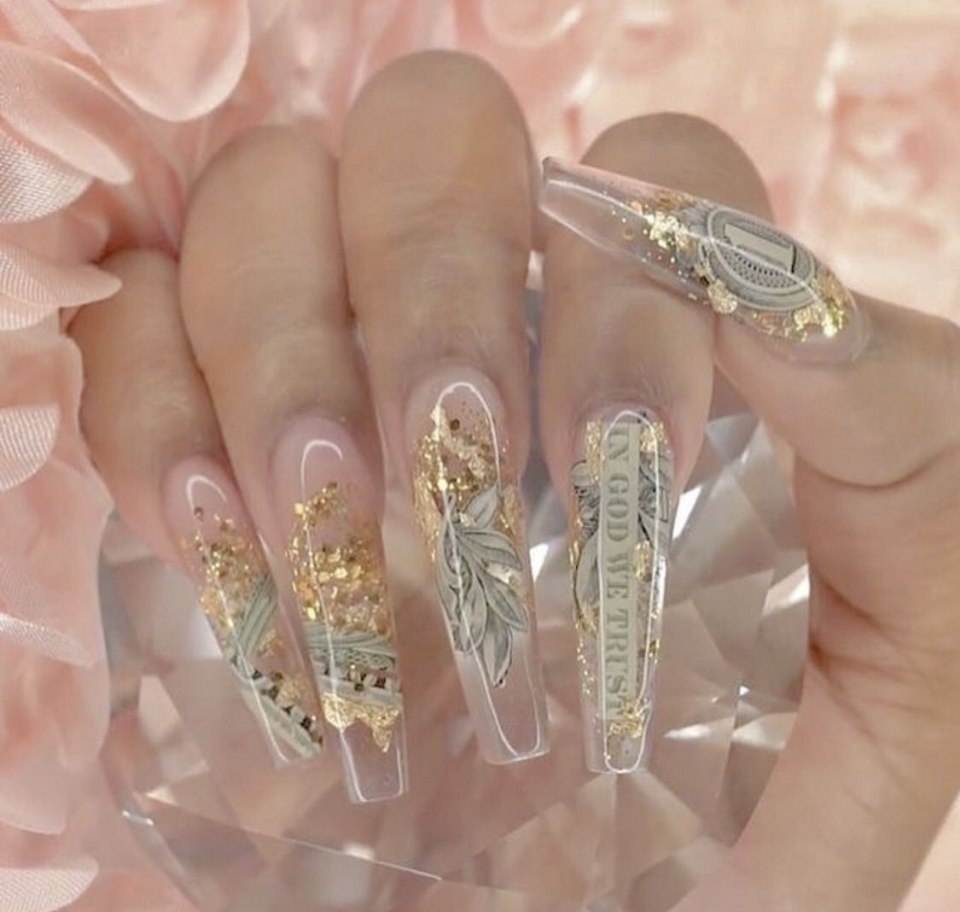 Прозрачные ногти