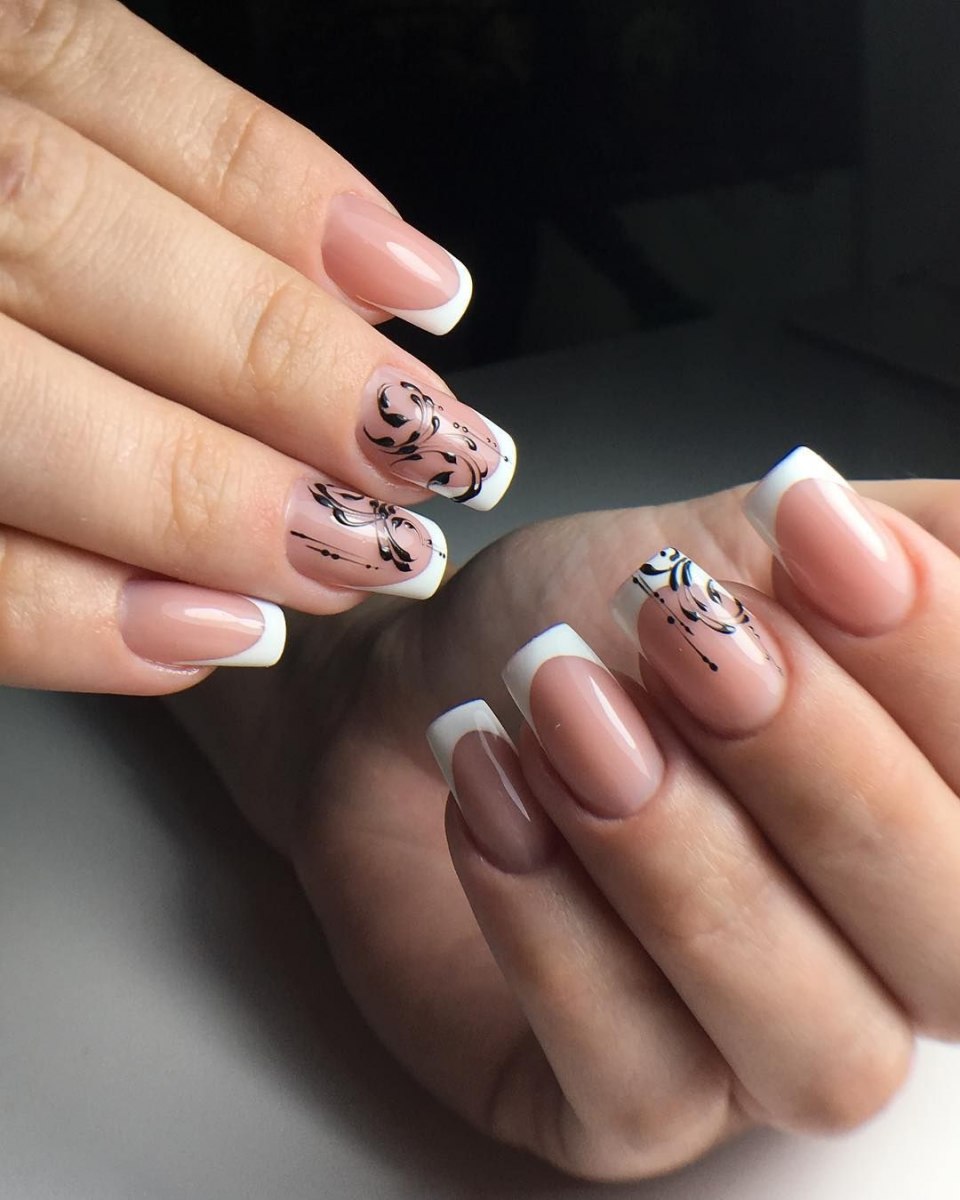 Френч маникюр 2021 модные