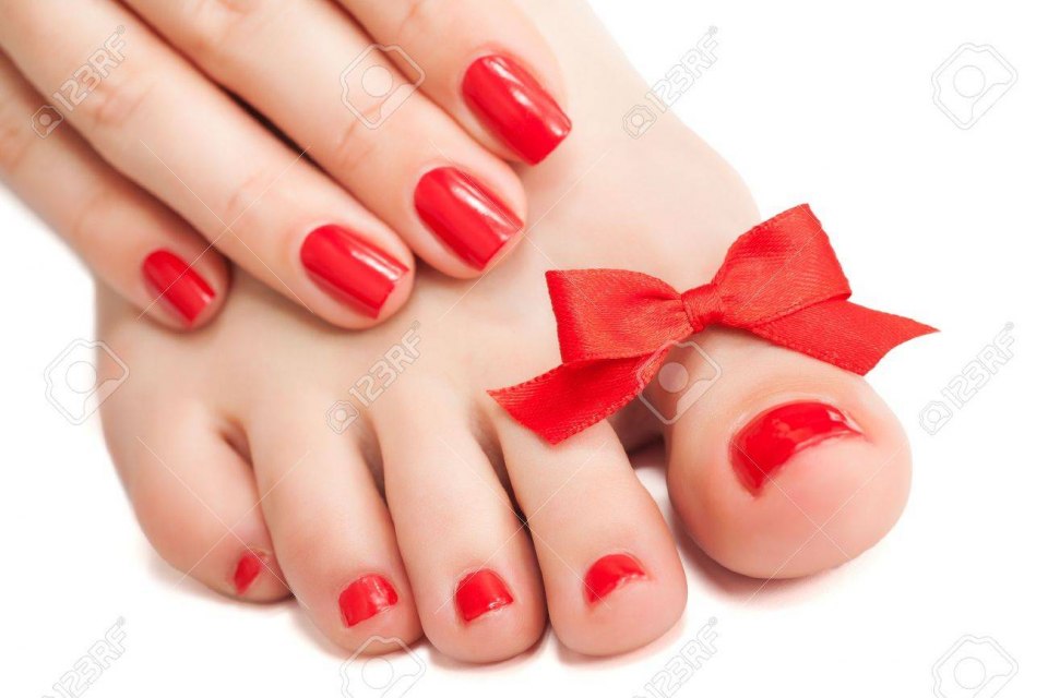 Педикюр гель лак
