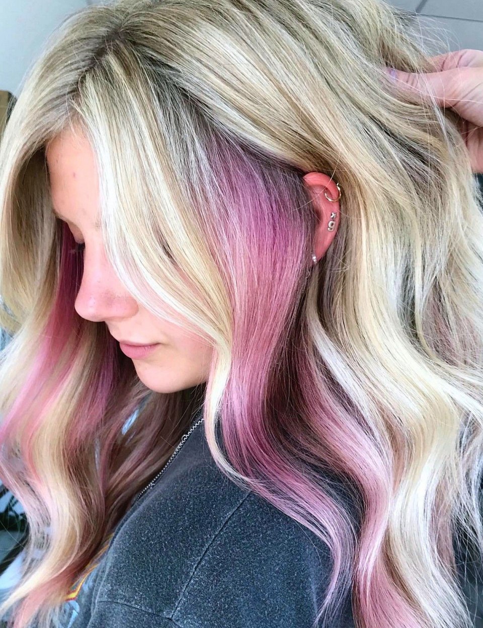 Окрашивание волос Tie-Dye