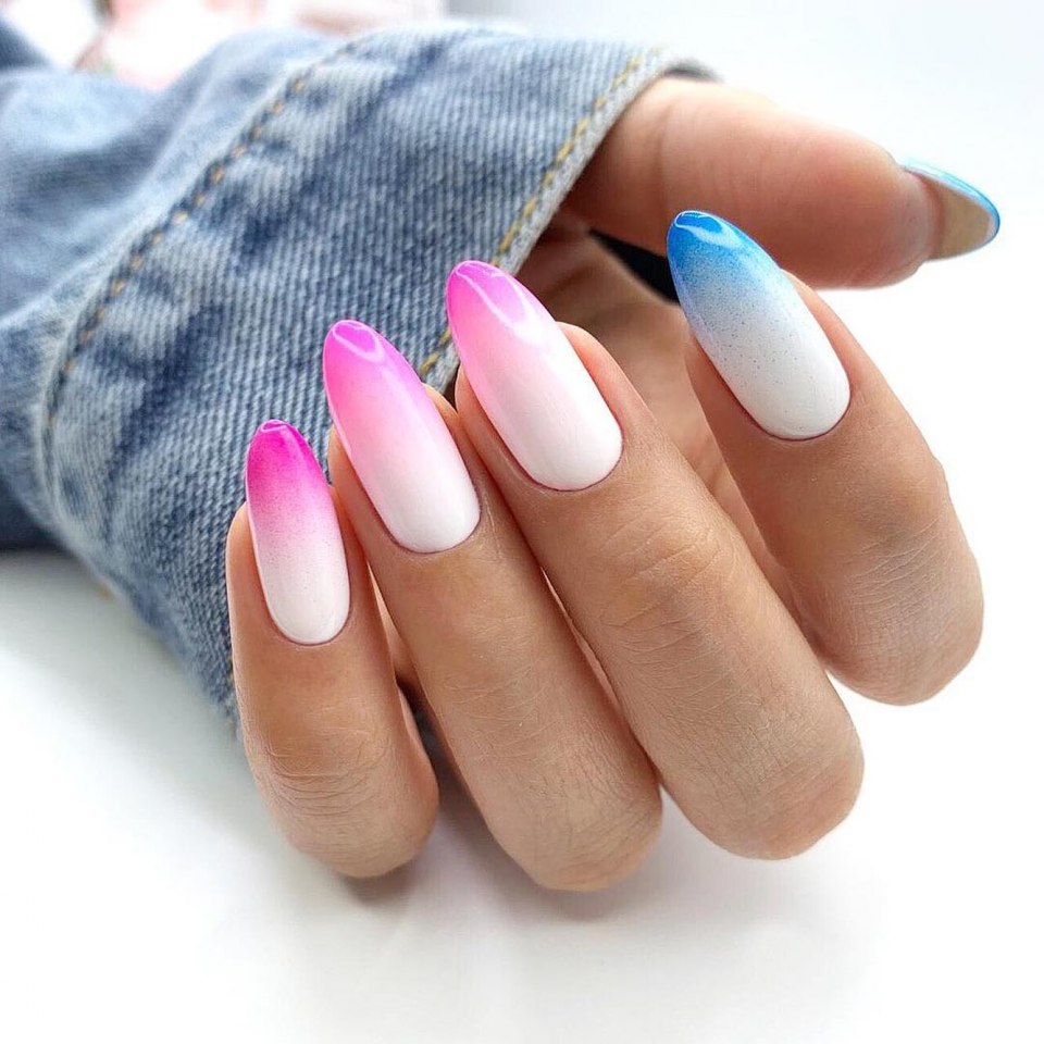 Шеллак градиент омбре