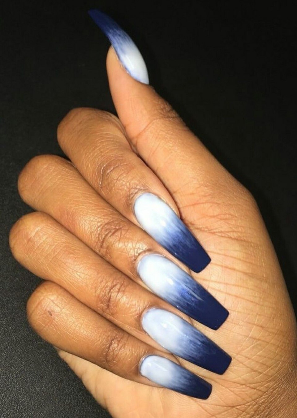 Маникюр френч омбре