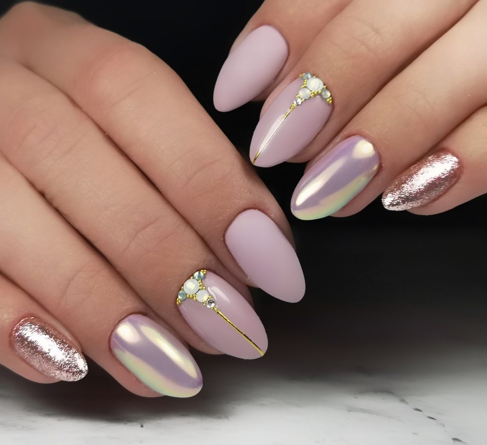 Френч 2020 миндаль с втиркой