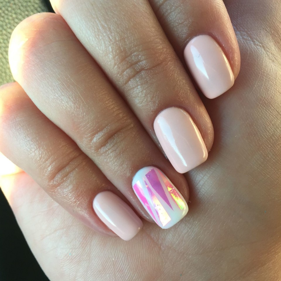 Маникюр битое стекло