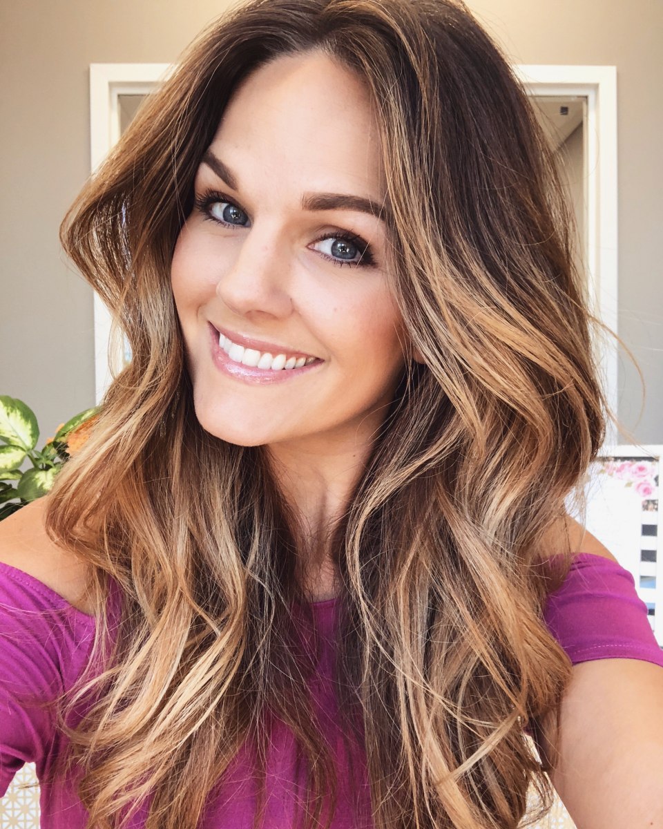 Каскад и балаяж на длинные волосы