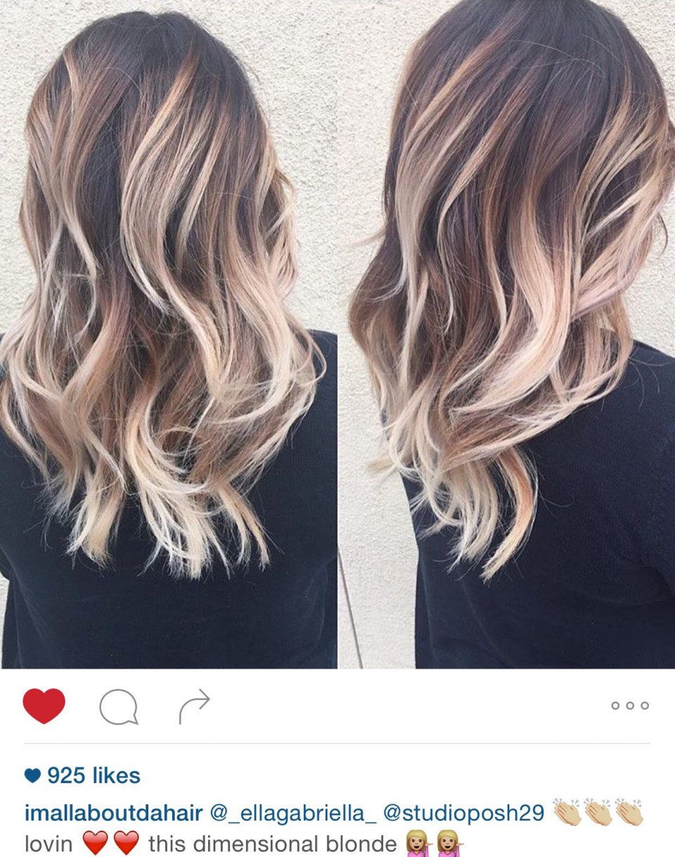 Колорирование балаяж