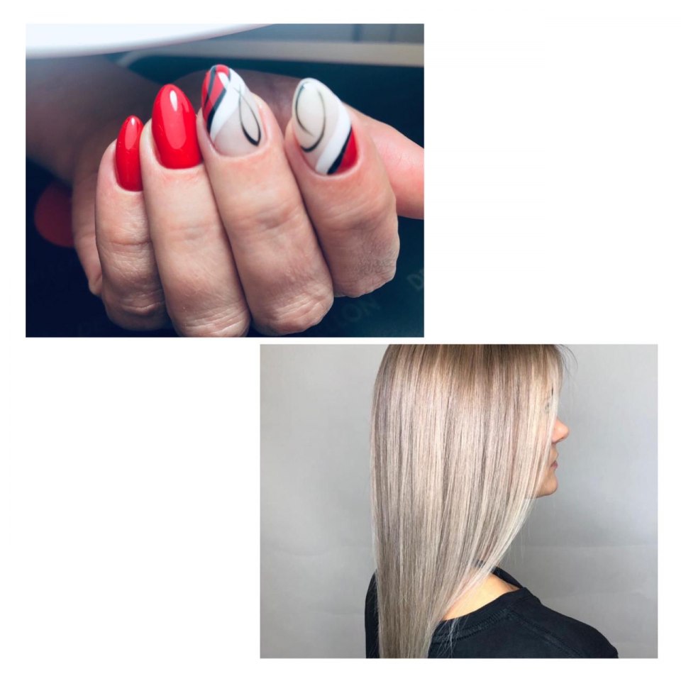 Маникюр омбре