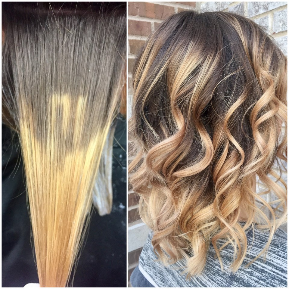 Балаяж омбре шатуш