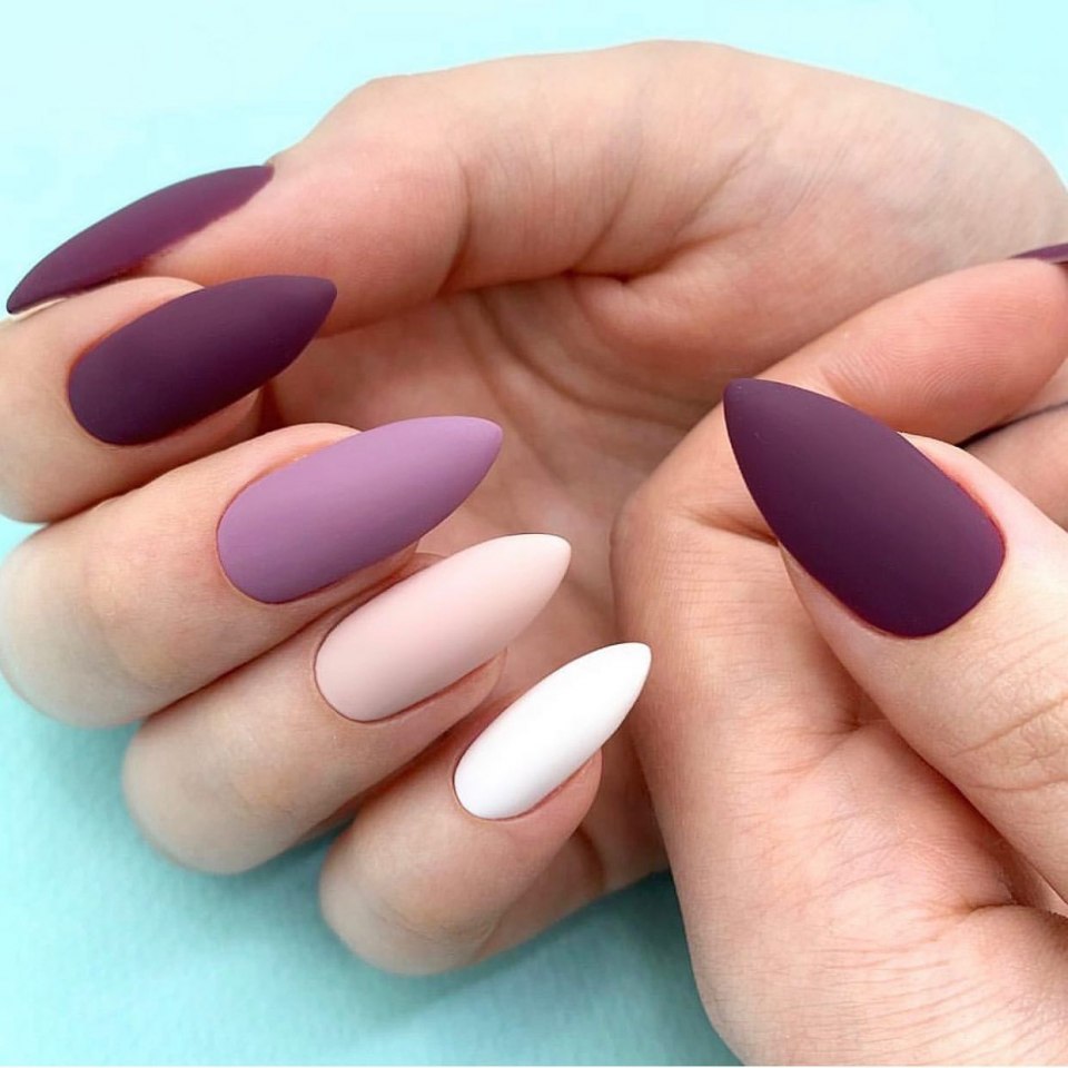 Миндалевидные ногти