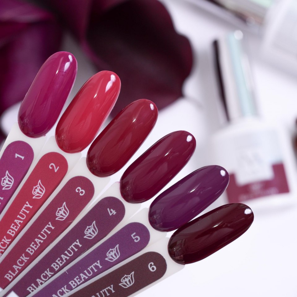IVA Nails, гель-лак Black Beauty №6 (8 мл)