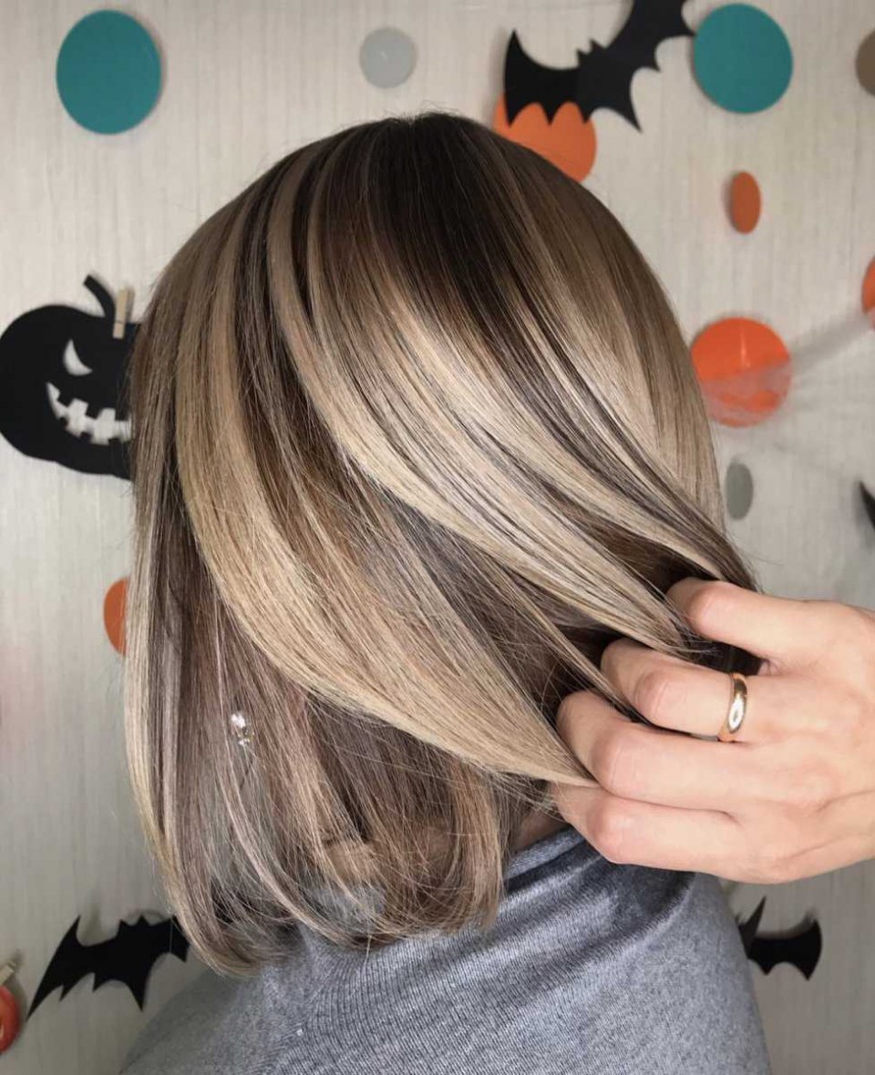 Мелирование без фольги техника