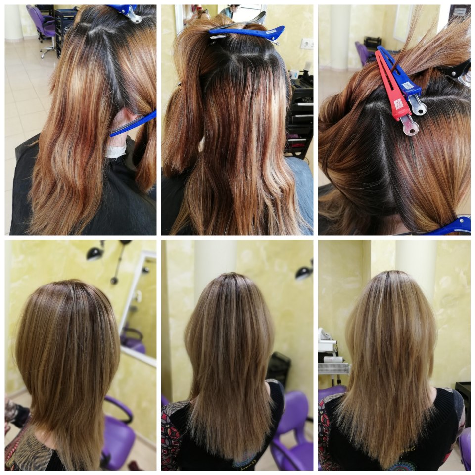 Мелирование без тонировки