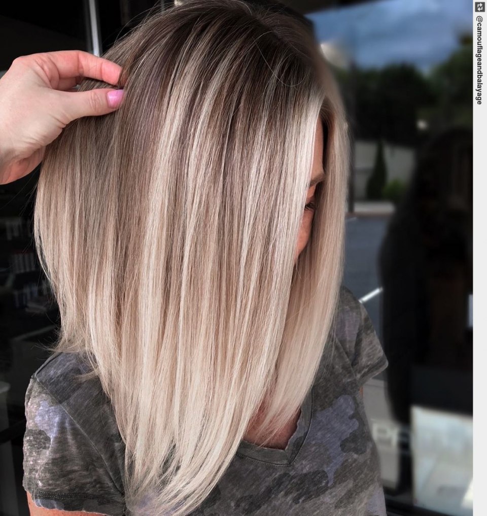 Маникюр с разводами