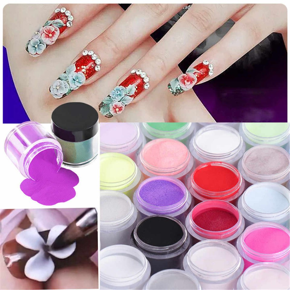 Цветочки и бабочки на ногтях