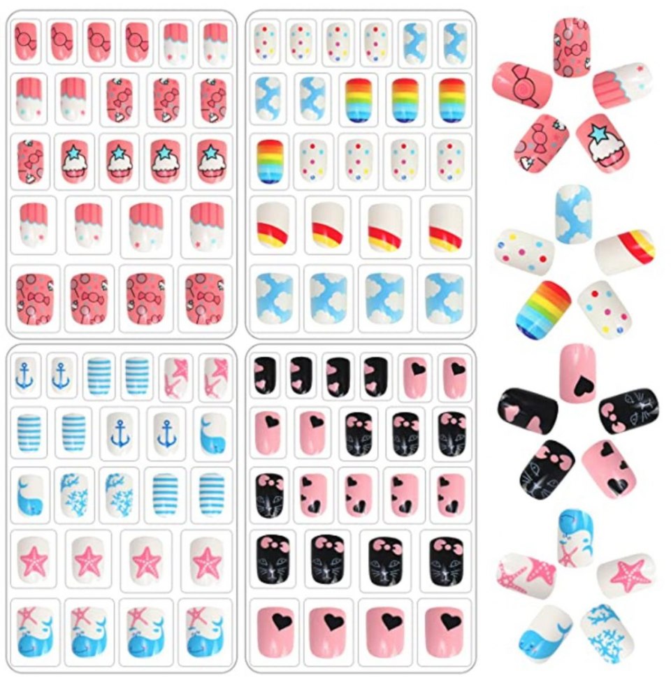 Ногти простой узор классический