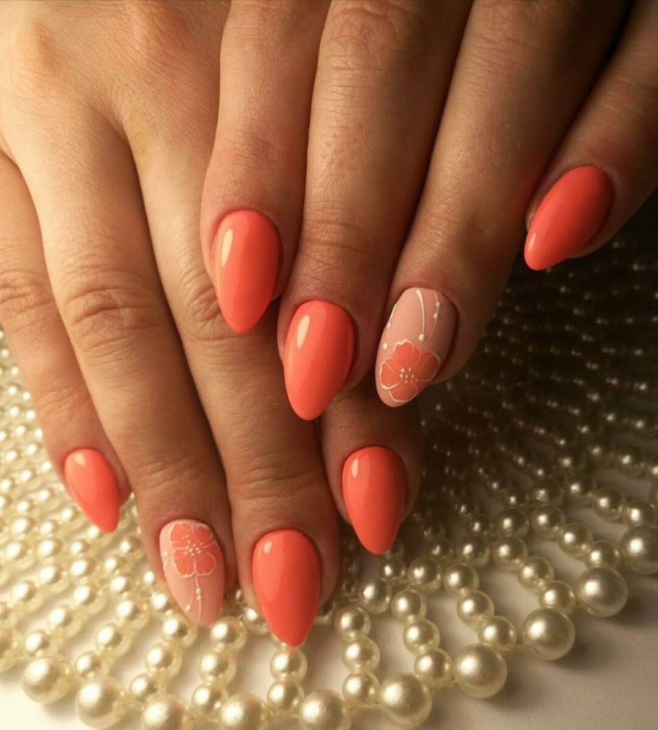 Ногти сиренево зеленые